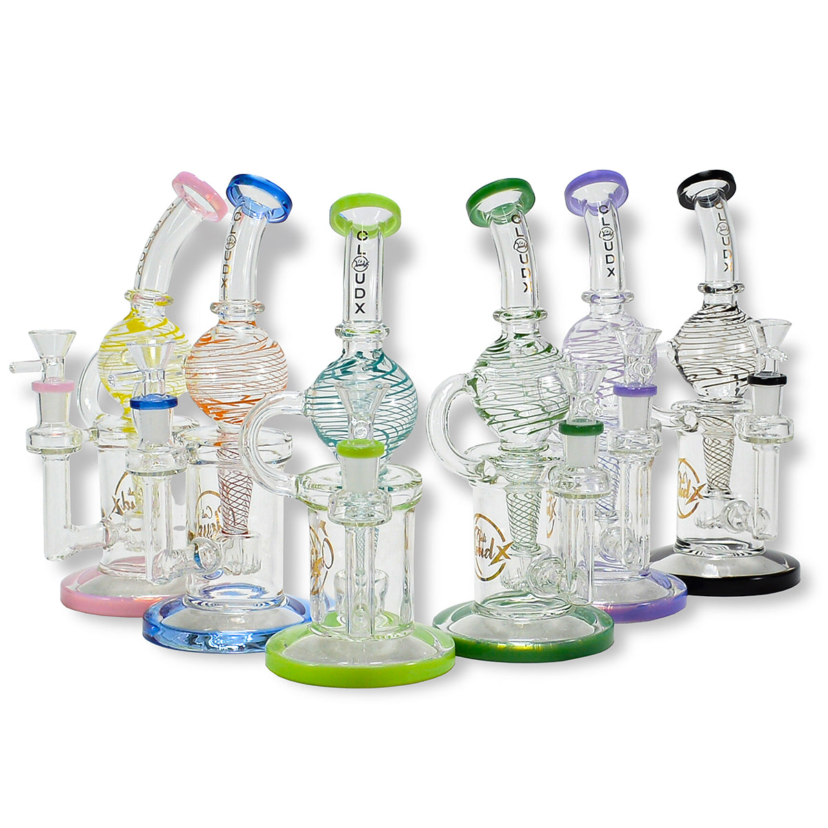 10" US Color Recycler Dome Waterpipe
